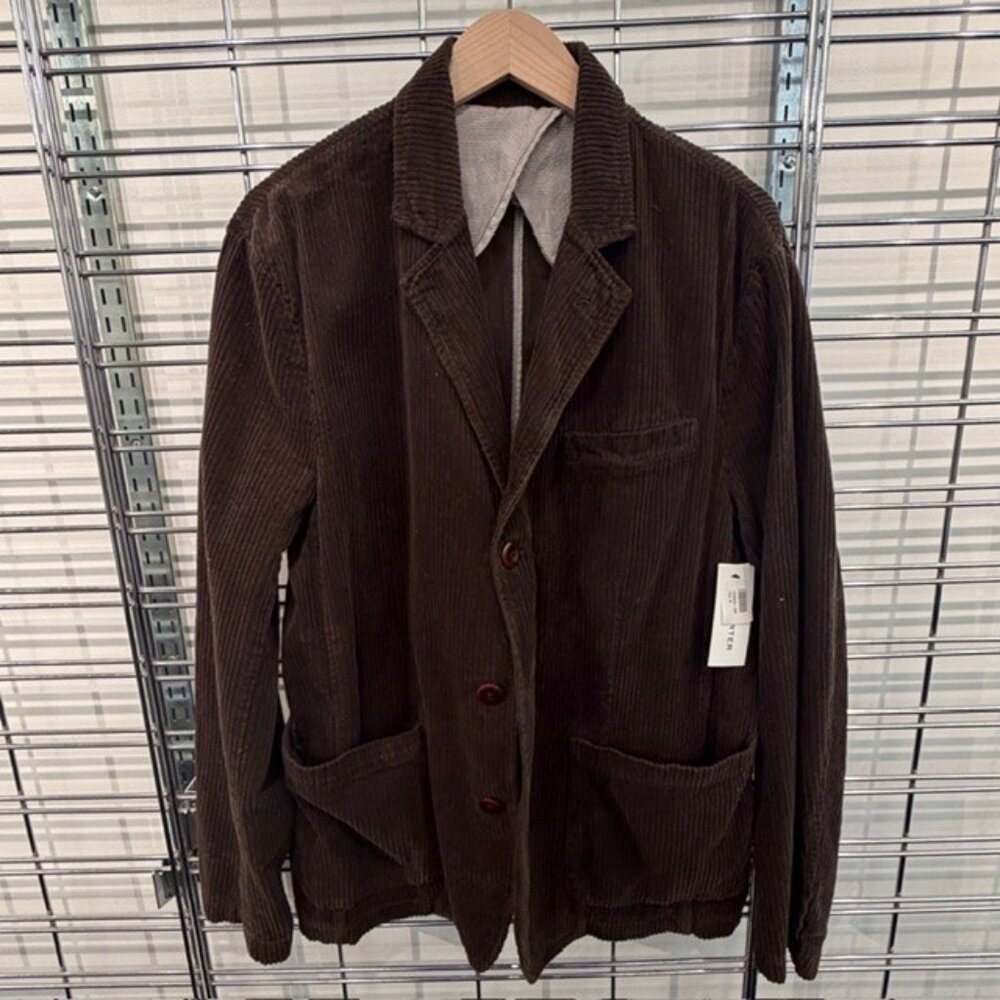 Alex Mill Corduroy Blazer – Chocolate Brown – Size M – NWT